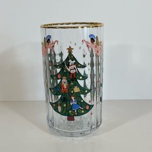 Anthropologie. Rifle Paper Co. Christmas Nutcracker collection Juice glass